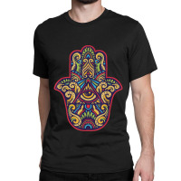 Spiritual Mystic Eye Third Eye All Seeing Eye Hamsa Hand Classic T-shirt | Artistshot