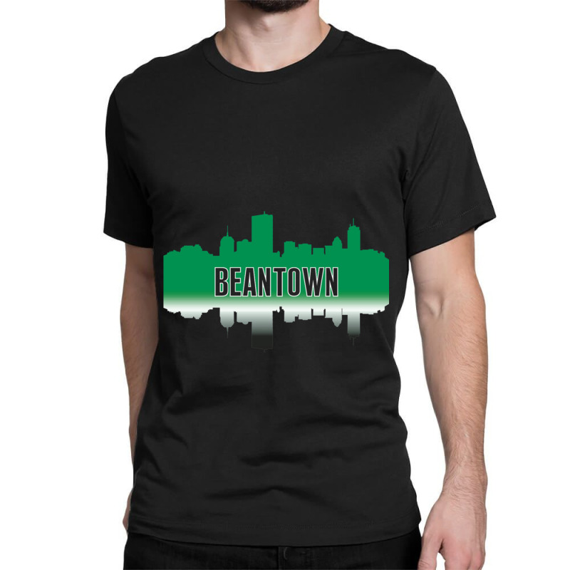 Boston Nickname Beantown Skyline Classic T-shirt | Artistshot