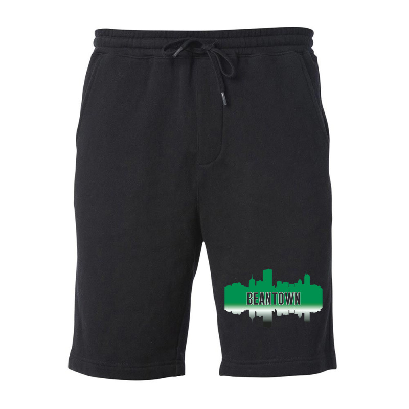 Boston Nickname Beantown Skyline Fleece Short | Artistshot