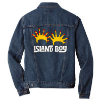 I'm An Island Boy, Island Boy Shirt, Ima Just Island Boy T Shirt Men Denim Jacket | Artistshot