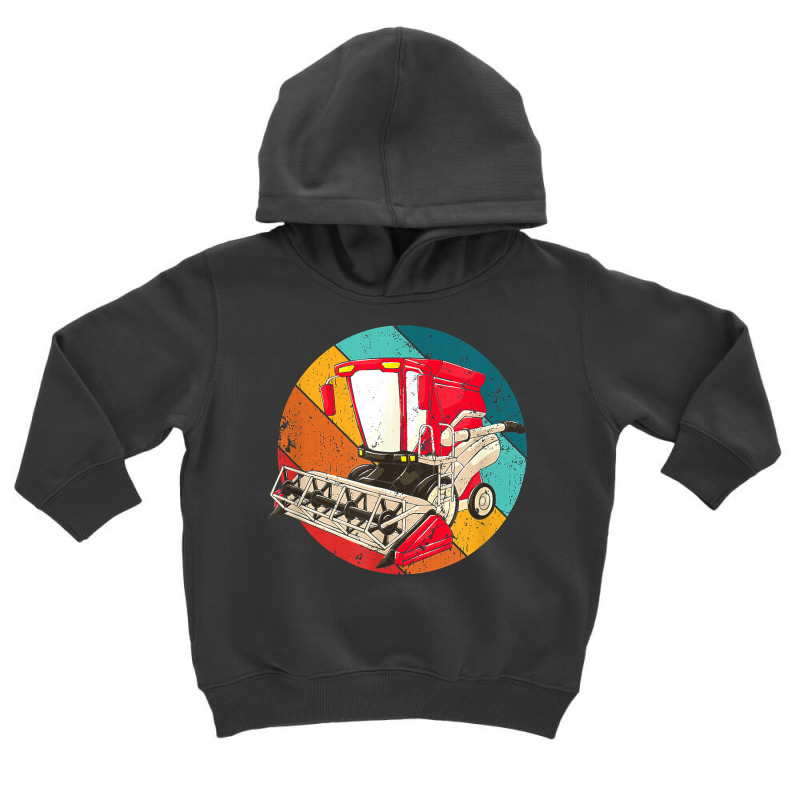 Combine Harvester Tractor Vintage Agricultural Farming T Shirt Toddler Hoodie by phillidarsz | Artistshot