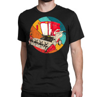 Combine Harvester Tractor Vintage Agricultural Farming T Shirt Classic T-shirt | Artistshot