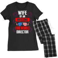 Wife Of An Awesome Fireworks Director Assistant Firework T Shirt Women's Pajamas Set | Artistshot