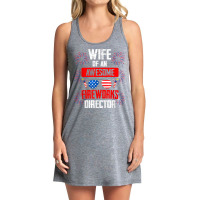 Wife Of An Awesome Fireworks Director Assistant Firework T Shirt Tank Dress | Artistshot