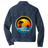 Welcome To The Margarita Zone!   Dream Daddy A Dad Dating Simulator Men Denim Jacket | Artistshot