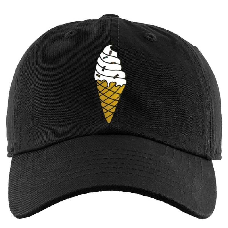 Melting Vanilla Ice Cream Cone Kids Cap by cm-arts | Artistshot