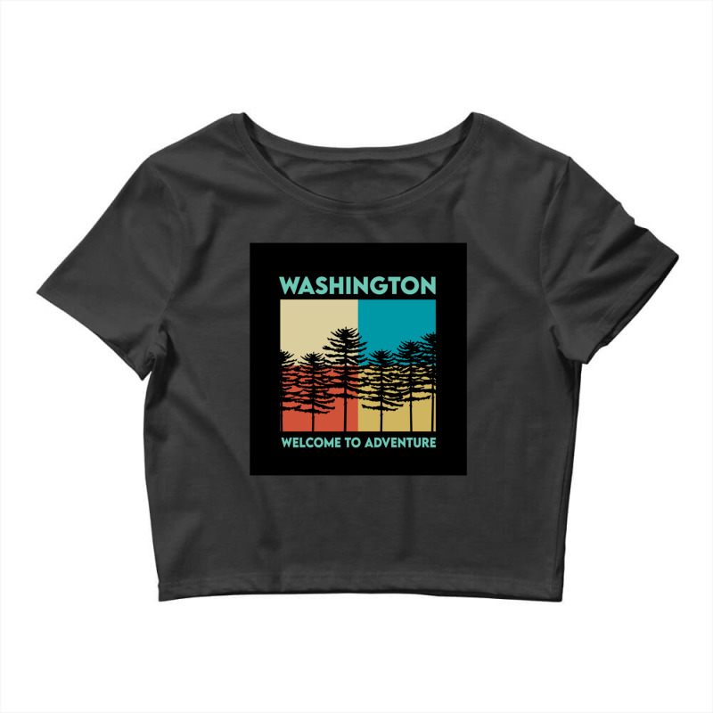 Washington State Crop Top by cm-arts | Artistshot