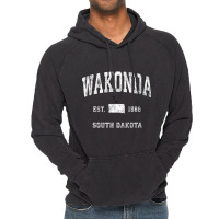 Wakonda South Dakota Sd Vintage Athletic Sports Design T Shirt Vintage Hoodie | Artistshot