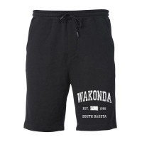 Wakonda South Dakota Sd Vintage Athletic Sports Design T Shirt Fleece Short | Artistshot