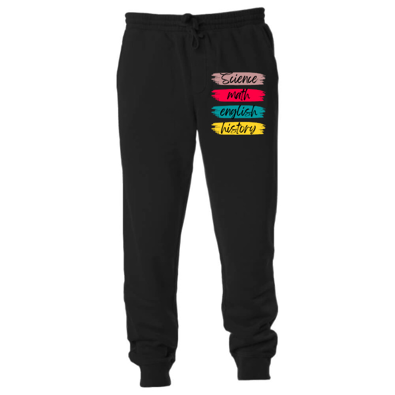 Science Math English History Unisex Jogger | Artistshot