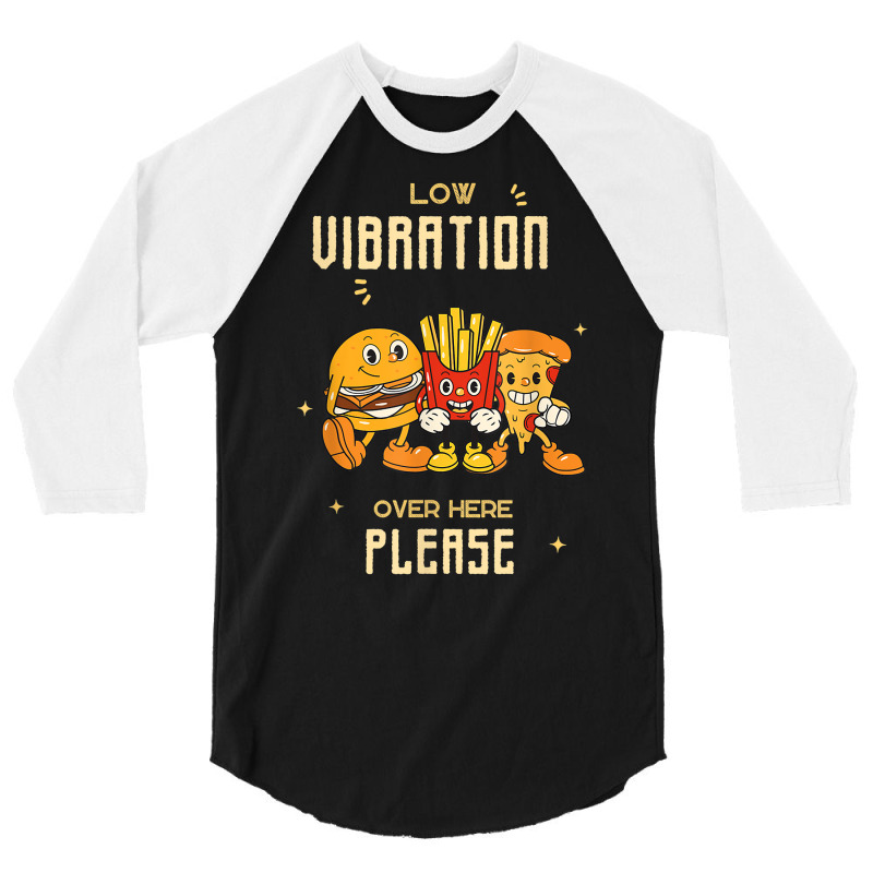 Low Vibration, High Vibration Plate T Shirt 3/4 Sleeve Shirt by cm-arts | Artistshot