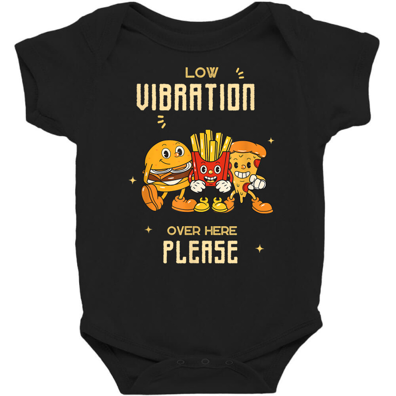 Low Vibration, High Vibration Plate T Shirt Baby Bodysuit by cm-arts | Artistshot