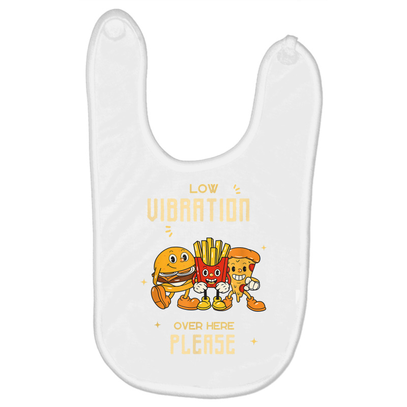 Low Vibration, High Vibration Plate T Shirt Baby Bibs by cm-arts | Artistshot