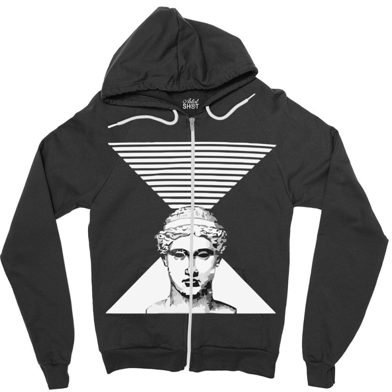 Skate Wear Zipper Hoodie by cm-arts | Artistshot