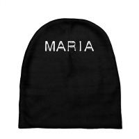 Maria Tape Font College University Style T Shirt Baby Beanies | Artistshot