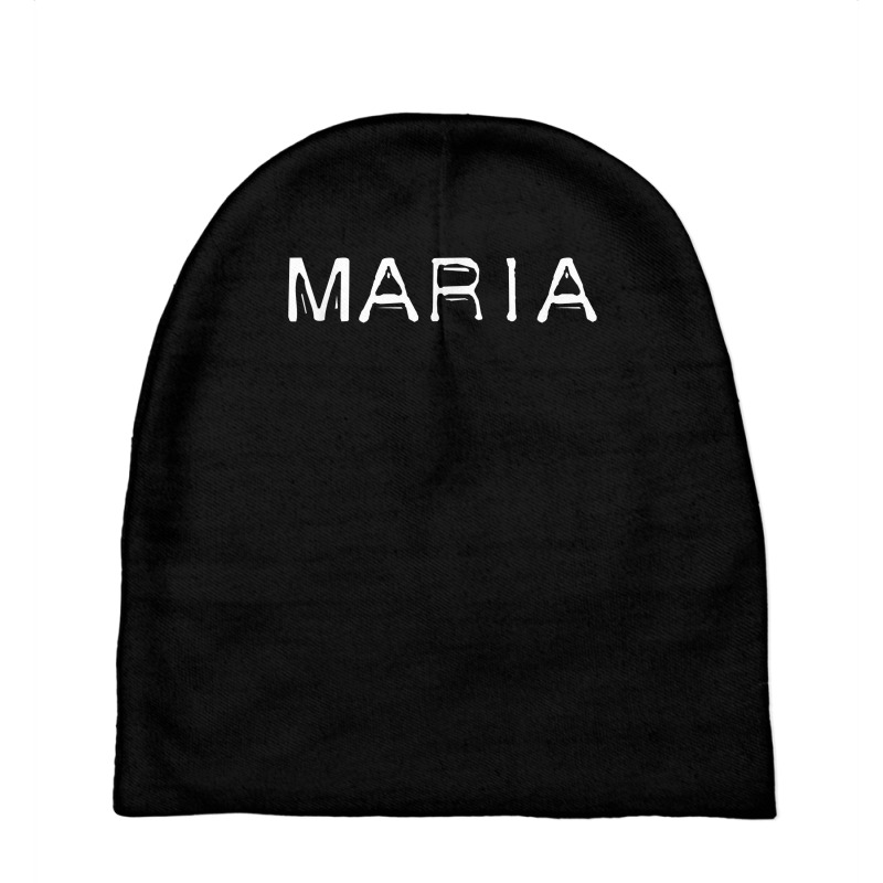 Maria Tape Font College University Style T Shirt Baby Beanies by cm-arts | Artistshot