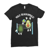 Holy Blockamole! Guacamole Player Blocker Volleyball T Shirt Ladies Fitted T-shirt | Artistshot