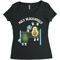 Holy Blockamole! Guacamole Player Blocker Volleyball T Shirt Women's Triblend Scoop T-shirt | Artistshot