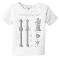 Superheavy Starship Sn15 Tshirt Starship To The Mars Mission T Shirt Baby Tee | Artistshot