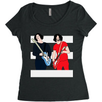 Jack White  Les Rayures Blanches Tshirt Classique Women's Triblend Scoop T-shirt | Artistshot