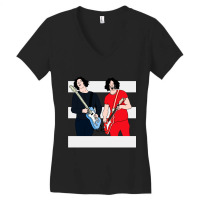 Jack White  Les Rayures Blanches Tshirt Classique Women's V-neck T-shirt | Artistshot