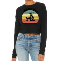 Begging For A Pegging Dominatrix Mistress Bdsm Pegged Classic Cropped Sweater | Artistshot