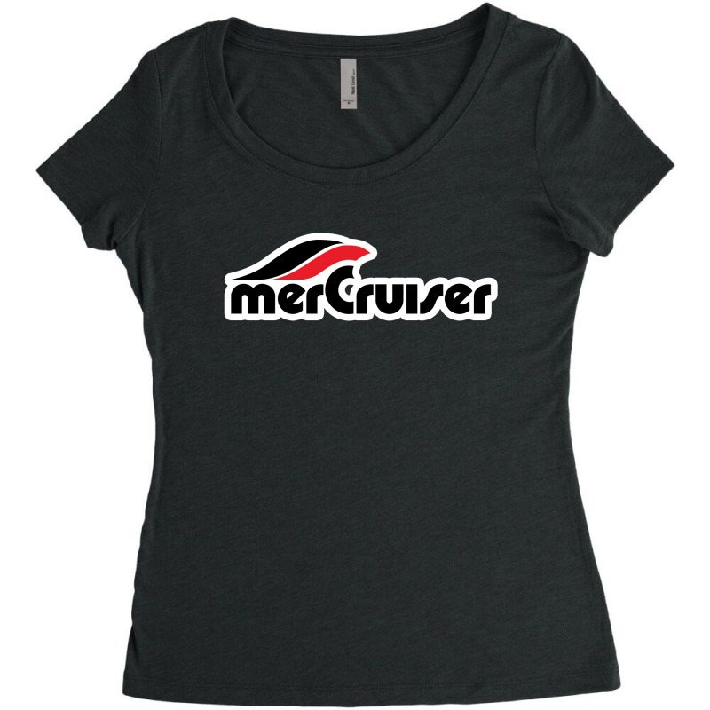 Mercury Marine Mercruiser Boat Women's Triblend Scoop T-shirt by Forphopeeks55 | Artistshot