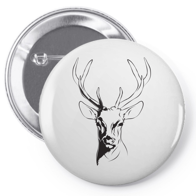 Deer Christmas 3 Pin-back Button | Artistshot