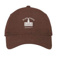 Black Tower University Adjustable Cap | Artistshot