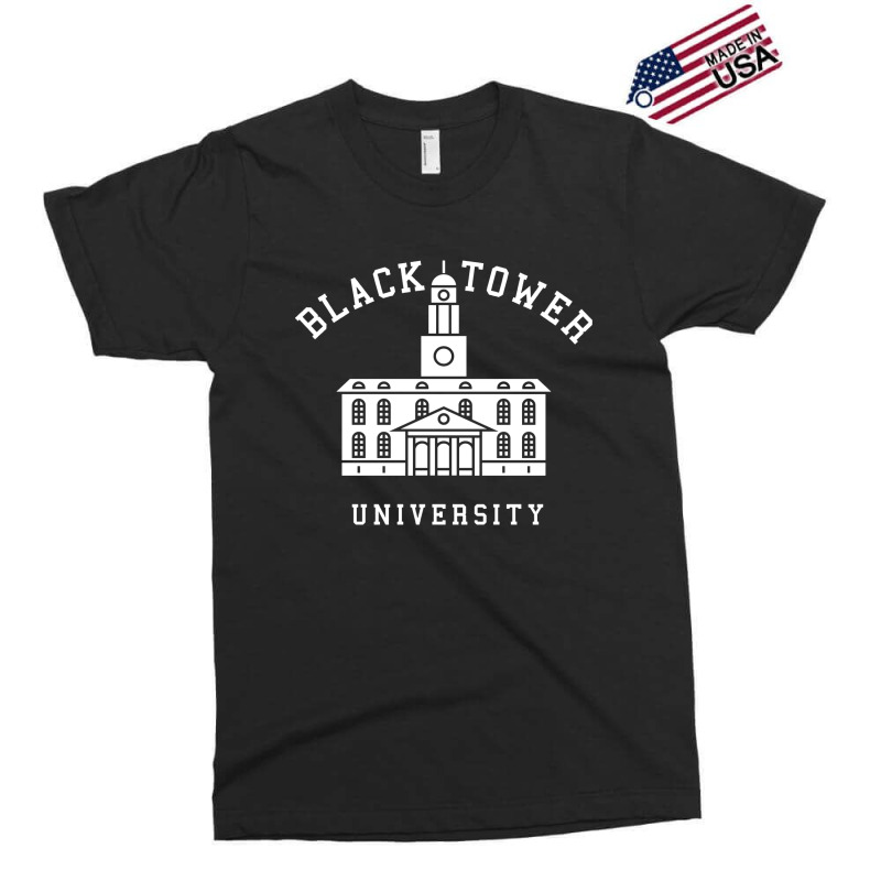 Black Tower University Exclusive T-shirt by ardylanda | Artistshot