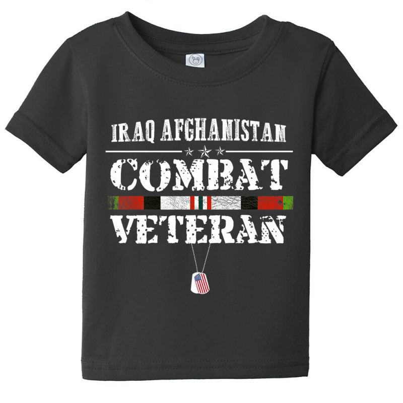 Iraq Afghanistan Combat Veteran Proud Army Military Vintage Premium T Baby Tee by cm-arts | Artistshot