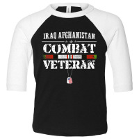 Iraq Afghanistan Combat Veteran Proud Army Military Vintage Premium T Toddler 3/4 Sleeve Tee | Artistshot