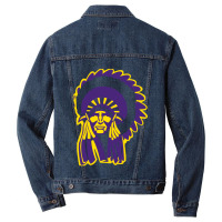 Indian Nations College Men Denim Jacket | Artistshot