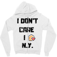 Funny Ny Phrase Sarcastic Lettering Love Ny Man Woman T Shirt Zipper Hoodie | Artistshot