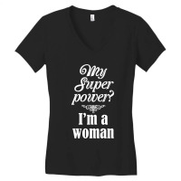 Super Woman Relaxed Fit Women's V-neck T-shirt | Artistshot