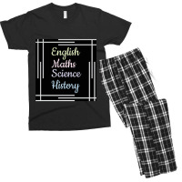 Subject Labels   (5) Men's T-shirt Pajama Set | Artistshot