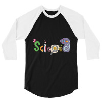 Subject Labels Science 3/4 Sleeve Shirt | Artistshot