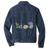 Subject Labels Science Men Denim Jacket | Artistshot