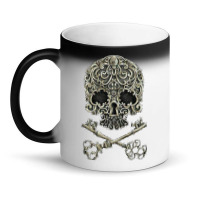 Skull And Two Keys Tshirt Classique Magic Mug | Artistshot