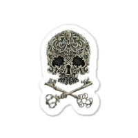 Skull And Two Keys Tshirt Classique Sticker | Artistshot