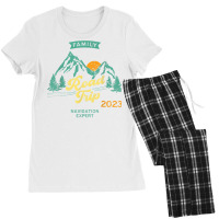 Fun Matching Family Road Trip 2023   Navigation Expert T Shirt Women's Pajamas Set | Artistshot