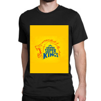 Chennai Super Kings Csk Ipl Team 2022 Flat Mask Cap Graphic Classic T-shirt | Artistshot