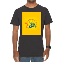 Chennai Super Kings Csk Ipl Team 2022 Flat Mask Cap Graphic Vintage T-shirt | Artistshot