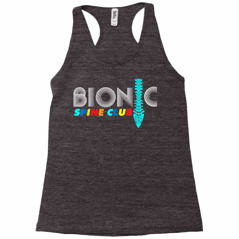 Spinal Fusion Back Spine Surgery  Bionic Spine Club T Shirt Racerback Tank by cm-arts | Artistshot