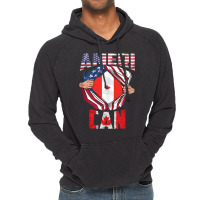 Useh Cdn Maple Leaf Half Canadian Half American Flag Us Eh Tank Top Vintage Hoodie | Artistshot