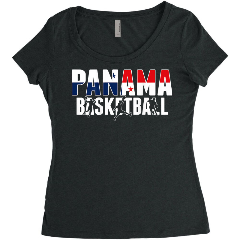 Panama Basketball Fans Jersey   Panamanian Sport Supporters T Shirt Women's Triblend Scoop T-shirt by cm-arts | Artistshot