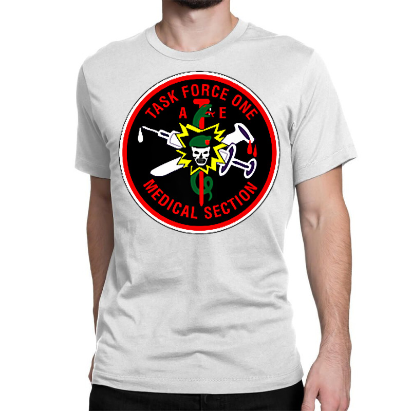 Vietnam War Macvsog Task Force 1 Medical Section Raglan Baseball Tee Classic T-shirt by sarlesfo | Artistshot