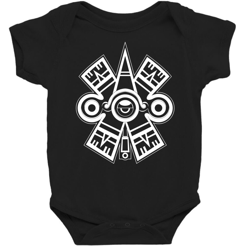 Ollin Xolotl Aztec Symbol Mayan Inca Toltec Pullover Hoodie Baby Bodysuit by cm-arts | Artistshot