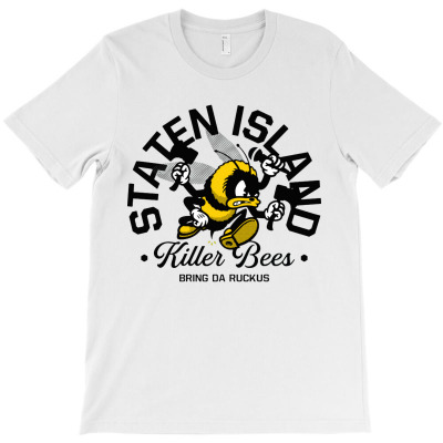 Staten Island Killer Bees T-shirt Designed By Eddie A Mackinnon