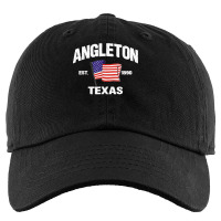 Angleton Texas Tx Usa Stars & Stripes Vintage Style Kids Cap | Artistshot